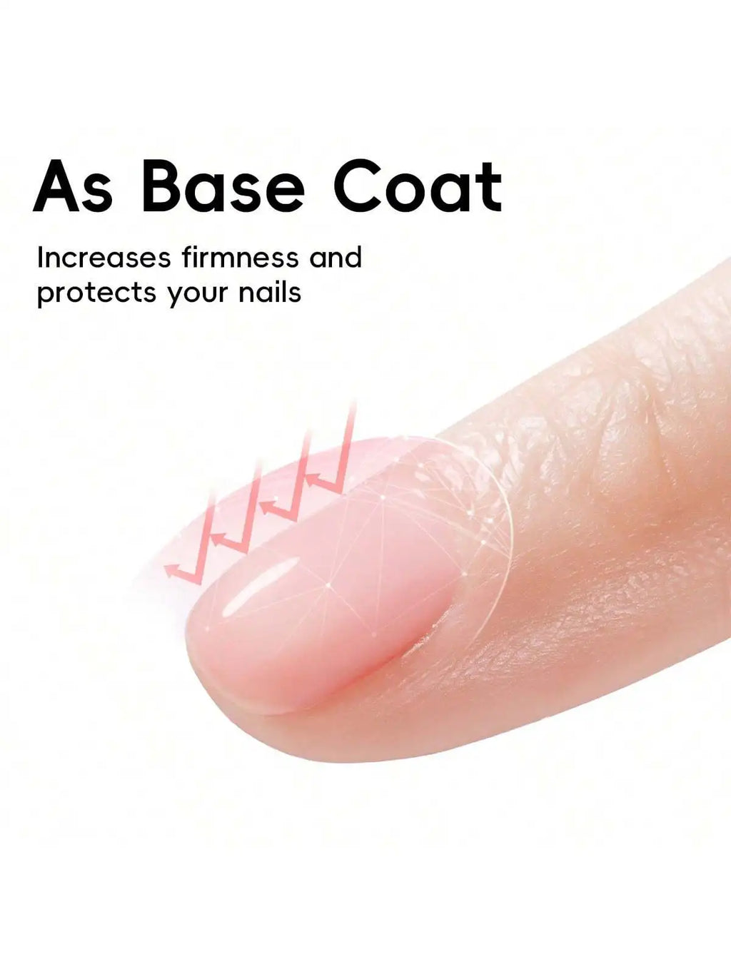6-in-1 Multi-Function Nail Gel System - Base, Top, Matte, Builder, Self-Leveling & Blending Gel All-in-One Kit