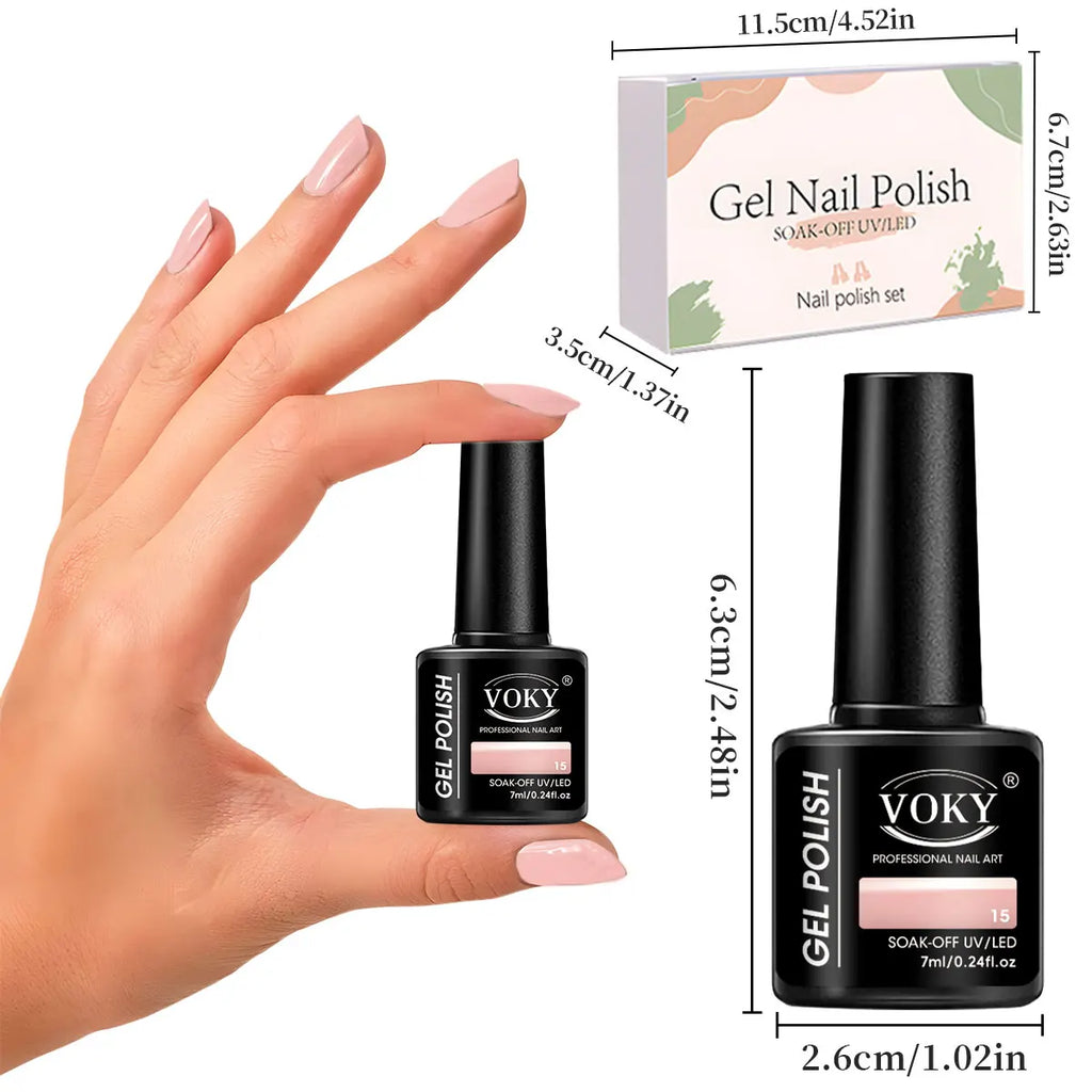 7pcs Gel for nail Polish Set Suitable for All Seasons - Long-Lasting,  Perfect for Salon-Quality for nails at Home,