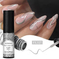 1/2pcs Nail Liner Gel Polish Kit Black White Gold Silver DIY Nail Supplies French Nails Design UV/LED Drawing Painting Gel Glue